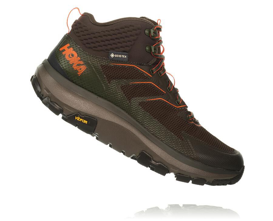 Botas De Montaña Hoka One One Hombre - Toa Gore-Tex - Marrones - VCT731048